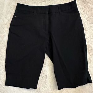 White House Black Market Black Bermuda Shorts